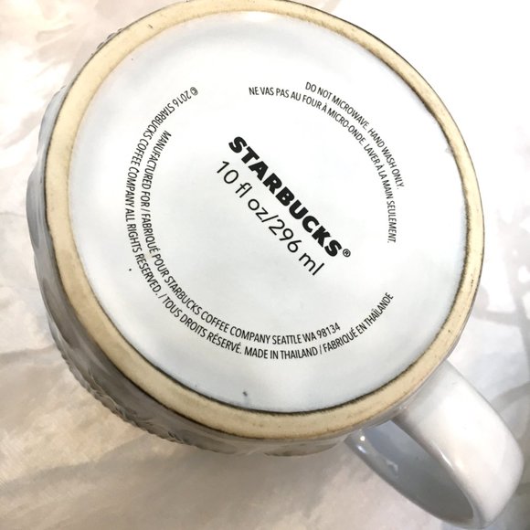 Starbucks 2016 Gold Scales Mermaid Tail Coffee Mug - Picture 9 of 11